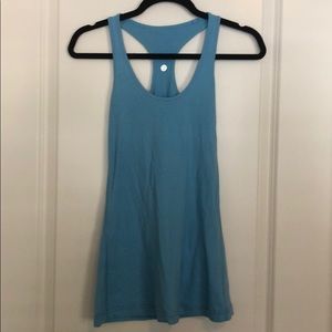 Lululemon Racerback Tank blue/purple striped